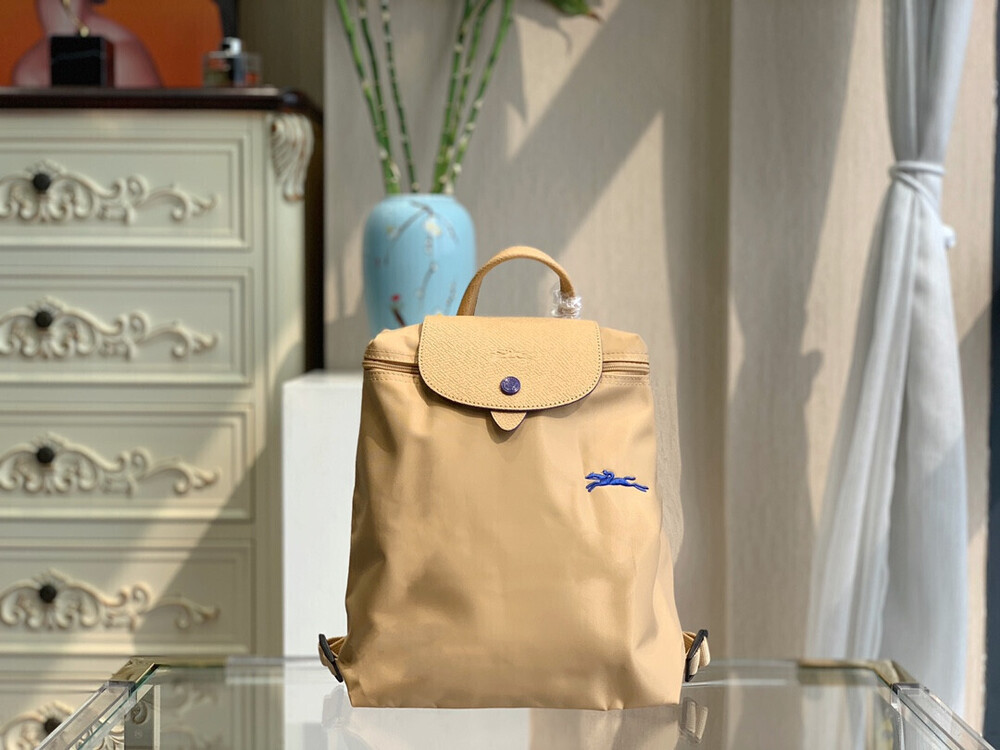 Longchamp Le Pilage Backpack Khaki